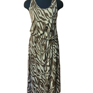 Michael Kors Animal Print Summer Maxi Dress Final Discount